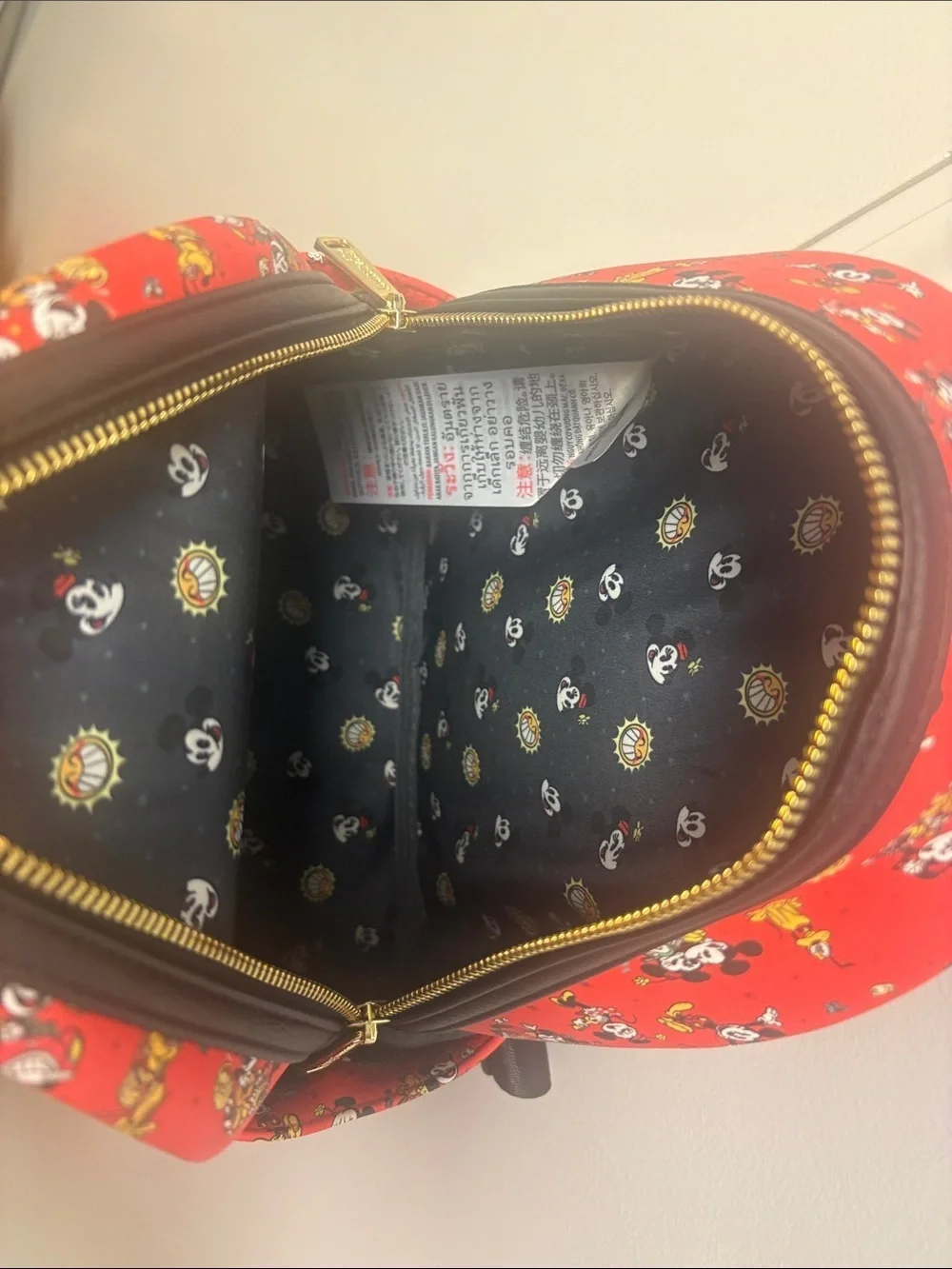 NWT Disney Parks Mickey & Minnie's runaway Loungefly Mini Backpack